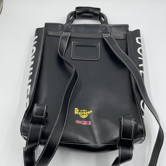 Dr Martens x Sex Pistols Boredom Nowhere Rare Large Black Rucksack Backpack Bag - Picture 13 of 16